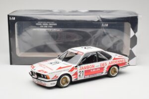 BMW 635CSi E24 Team Brun Motorsport #21 H. Grohs / T. Boutsen Spa 24 Hours 1985 Minichamps 1:18 155852521 Kov – obrázek 6 z 6