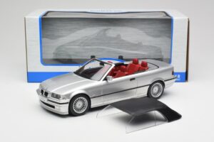 BMW Alpina B3 E36 3.2 Kabriolet Arctic Silver MCG 1:18 MCG18322 Kov – obrázek 8 z 8
