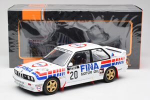 BMW E30 M3 #20 M. Duez / A. Lopes 1000 Lakes Rally 1989 IXO 1:18 18RMC132 Kov – obrázek 6 z 6