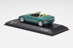 BMW Z1 E30 Britská Závodní Zelená Minichamps 1:43 400020100 Kov – obrázek 3 z 4