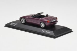 BMW Z1 E30 Fialový Metalíza Minichamps 1:43 400020101 Kov – obrázek 3 z 5