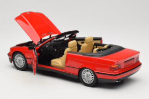 BMW 3 Series E36 Kabriolet Červený UT Models 1:18 BMW005 Kov – obrázek 5 z 8