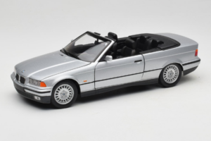 BMW 3 Series E36 Kabriolet Stříbrný UT Models 1:18 BMW008 Kov