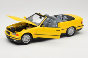 BMW 3 Series E36 Kabriolet Žlutý UT Models 1:18 BMW007 Kov – obrázek 2 z 8