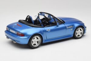 BMW Z3 E36 M Roadster Estoril Blue Bburago 1:18 3349-M1 Kov – obrázek 3 z 8