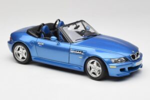 BMW Z3 E36 M Roadster Estoril Blue Bburago 1:18 3349-M1 Kov – obrázek 6 z 8
