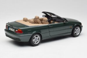 BMW 3 E46 Kabriolet Zelený Kyosho 1:18 80430009757 Kov – obrázek 3 z 8