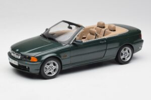 BMW 3 E46 Kabriolet Zelený Kyosho 1:18 80430009757 Kov