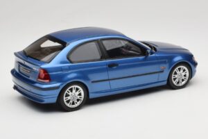 BMW 318ti E46 Compact Estoril Blue Otto 1:18 OT462 Pryskyřice – obrázek 2 z 6