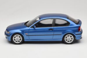 BMW 318ti E46 Compact Estoril Blue Otto 1:18 OT462 Pryskyřice – obrázek 3 z 6