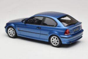 BMW 318ti E46 Compact Estoril Blue Otto 1:18 OT462 Pryskyřice – obrázek 5 z 6