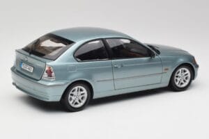 BMW 325Ti E46 Compact Světle Modrý Metalíza Kyosho 1:18 80430024439 Kov – obrázek 3 z 8