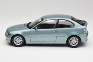 BMW 325Ti E46 Compact Světle Modrý Metalíza Kyosho 1:18 80430024439 Kov – obrázek 4 z 8