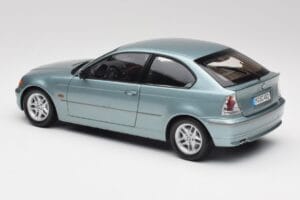 BMW 325Ti E46 Compact Světle Modrý Metalíza Kyosho 1:18 80430024439 Kov – obrázek 7 z 8