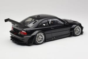 BMW M3 GTR E46 Plain Body Jet Černý AUTOart 1:18 80447 Kov – obrázek 2 z 6