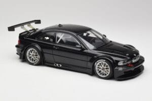 BMW M3 GTR E46 Plain Body Jet Černý AUTOart 1:18 80447 Kov – obrázek 4 z 6