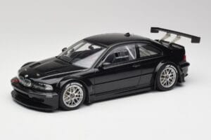 BMW M3 GTR E46 Plain Body Jet Černý AUTOart 1:18 80447 Kov