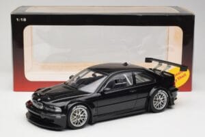 BMW M3 GTR E46 Plain Body Jet Černý AUTOart 1:18 80447 Kov – obrázek 6 z 6