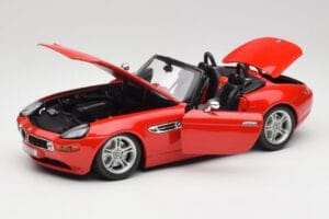 BMW Z8 E52 Červený Bburago 1:18 Z8001 Kov – obrázek 2 z 8