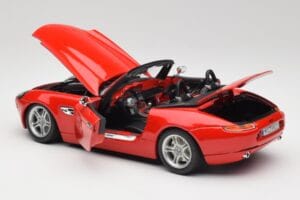 BMW Z8 E52 Červený Bburago 1:18 Z8001 Kov – obrázek 5 z 8