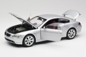 BMW 645Ci E63 Stříbrný Kyosho 1:18 80430153285 Kov – obrázek 2 z 8