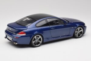 BMW M6 E63 Modrý Kyosho 1:18 80430413351 Kov – obrázek 3 z 8