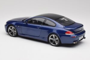 BMW M6 E63 Modrý Kyosho 1:18 80430413351 Kov – obrázek 7 z 8