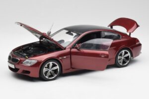BMW M6 E63 Červený Kyosho 1:18 80430398134 Kov – obrázek 2 z 8