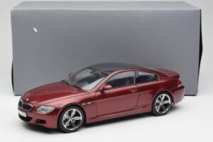 BMW M6 E63 Červený Kyosho 1:18 80430398134 Kov – obrázek 8 z 8