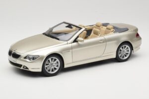 BMW 6 Series E64 Cabriolet Mineral Silver Metallic Kyosho 1:18 80430153437 Kov
