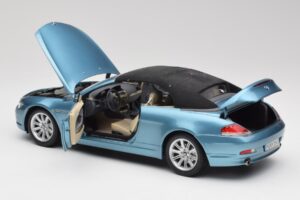 BMW 6 E64 Kabriolet Světle Modrý Kyosho 1:18 80430153440 Kov – obrázek 5 z 8