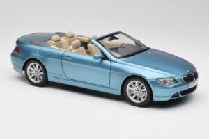 BMW 6 E64 Kabriolet Světle Modrý Kyosho 1:18 80430153440 Kov – obrázek 6 z 8