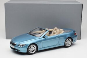 BMW 6 E64 Kabriolet Světle Modrý Kyosho 1:18 80430153440 Kov – obrázek 8 z 8