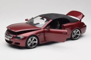 BMW M6 E64 Kabriolet Červený Kyosho 1:18 80430417423 Kov – obrázek 2 z 8