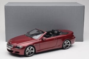 BMW M6 E64 Kabriolet Červený Kyosho 1:18 80430417423 Kov – obrázek 8 z 8