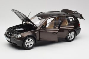 BMW X3 E83 3.0d Tmavě Hnědý Metalíza Kyosho 1:18 80430300736 Kov – obrázek 2 z 8