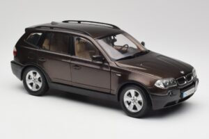 BMW X3 E83 3.0d Tmavě Hnědý Metalíza Kyosho 1:18 80430300736 Kov – obrázek 6 z 8