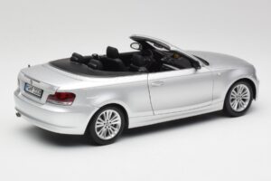 BMW 135i E88 Kabriolet Titan Stříbrný Kyosho 1:18 80430427021 Kov – obrázek 3 z 8