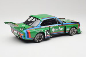BMW 3.5 CSL E9 Gruppe 5 #12 H. Quester / G. Nilsson Zeltweg Winner 1976 Minichamps 1:18 180762012 Kov – obrázek 3 z 8