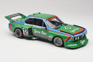 BMW 3.5 CSL E9 Gruppe 5 #12 H. Quester / G. Nilsson Zeltweg Winner 1976 Minichamps 1:18 180762012 Kov – obrázek 6 z 8