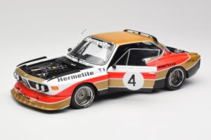 BMW 3.5 CSL E9 Gruppe 5 #4 J. Fitzpatrick / T. Walkinshaw Silverstone Winner 1976 Minichamps 1:18 180762004 Kov – obrázek 2 z 8