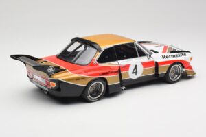 BMW 3.5 CSL E9 Gruppe 5 #4 J. Fitzpatrick / T. Walkinshaw Silverstone Winner 1976 Minichamps 1:18 180762004 Kov – obrázek 3 z 8