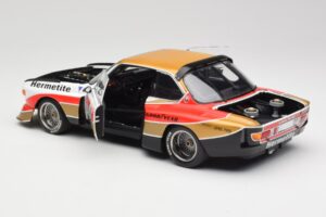 BMW 3.5 CSL E9 Gruppe 5 #4 J. Fitzpatrick / T. Walkinshaw Silverstone Winner 1976 Minichamps 1:18 180762004 Kov – obrázek 5 z 8