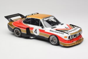 BMW 3.5 CSL E9 Gruppe 5 #4 J. Fitzpatrick / T. Walkinshaw Silverstone Winner 1976 Minichamps 1:18 180762004 Kov – obrázek 6 z 8