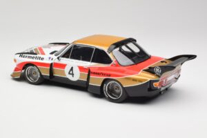 BMW 3.5 CSL E9 Gruppe 5 #4 J. Fitzpatrick / T. Walkinshaw Silverstone Winner 1976 Minichamps 1:18 180762004 Kov – obrázek 7 z 8