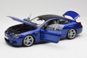 BMW M6 F13 San Marino Modrý Paragon 1:18 80432218737 Kov – obrázek 2 z 7