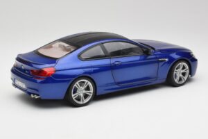 BMW M6 F13 San Marino Modrý Paragon 1:18 80432218737 Kov – obrázek 3 z 7