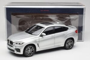 BMW X6 M F86 Stříbrný Norev 1:18 183200 Kov – obrázek 8 z 8