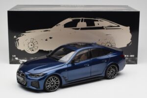 BMW i4 M50 G26 Portimao Blue Minichamps 1:18 110023012 Kov – obrázek 8 z 8