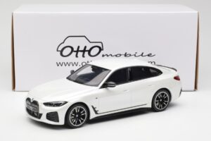 BMW i4 M50 G26 Mineral Bílá Metalíza Otto 1:18 OT1074 Pryskyřice – obrázek 6 z 6
